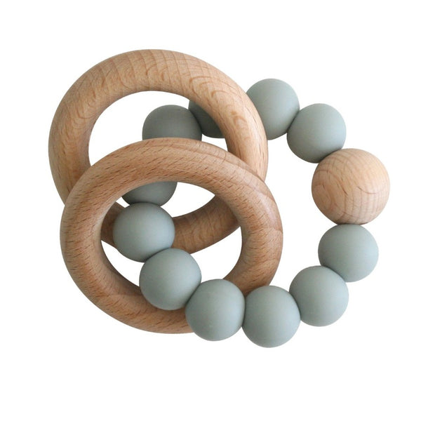 Alimrose Beechwood Teether Rings Set