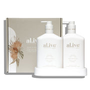 al.ive body Wash & Lotion Duo + Tray -Mango & Lychee