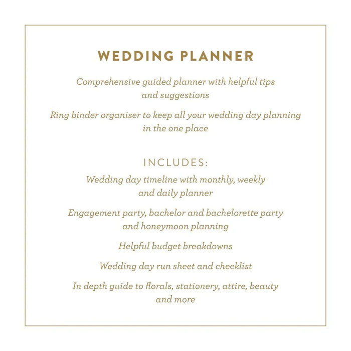Fox & Fallow Wedding Planner Classic