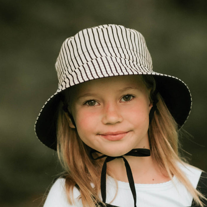 Bedhead Kids Reversible Sun Hat -Explorer  Classic Bucket- BOBBIE / EBONY