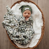 Snuggle Hunny Evergreen |Baby Organic Muslin Wrap