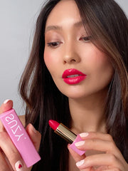 SUZY. BRIGHTS’ Hibiscus (Satin Luxe Formula, NEW Pink Casing)