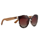 SOEK-BELLA IVORY TORTOISE l Black Graduated Lens l Walnut Arms